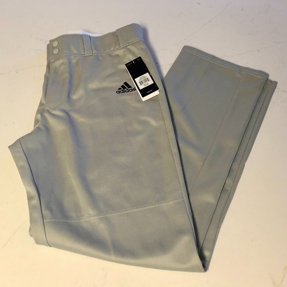 adidas Pants Adidas Mens Triple Stripe Open Bottom Baseball Pants